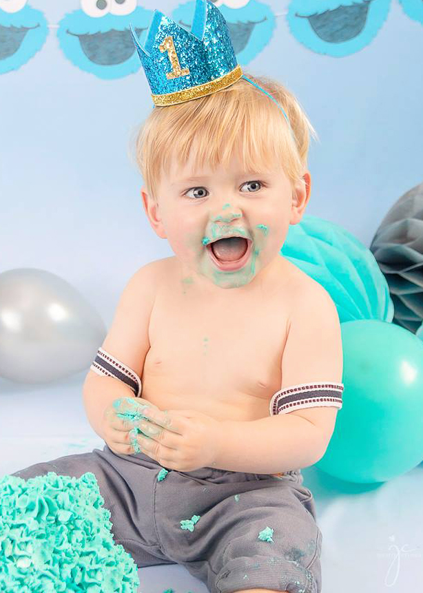 Happy toddler portrait