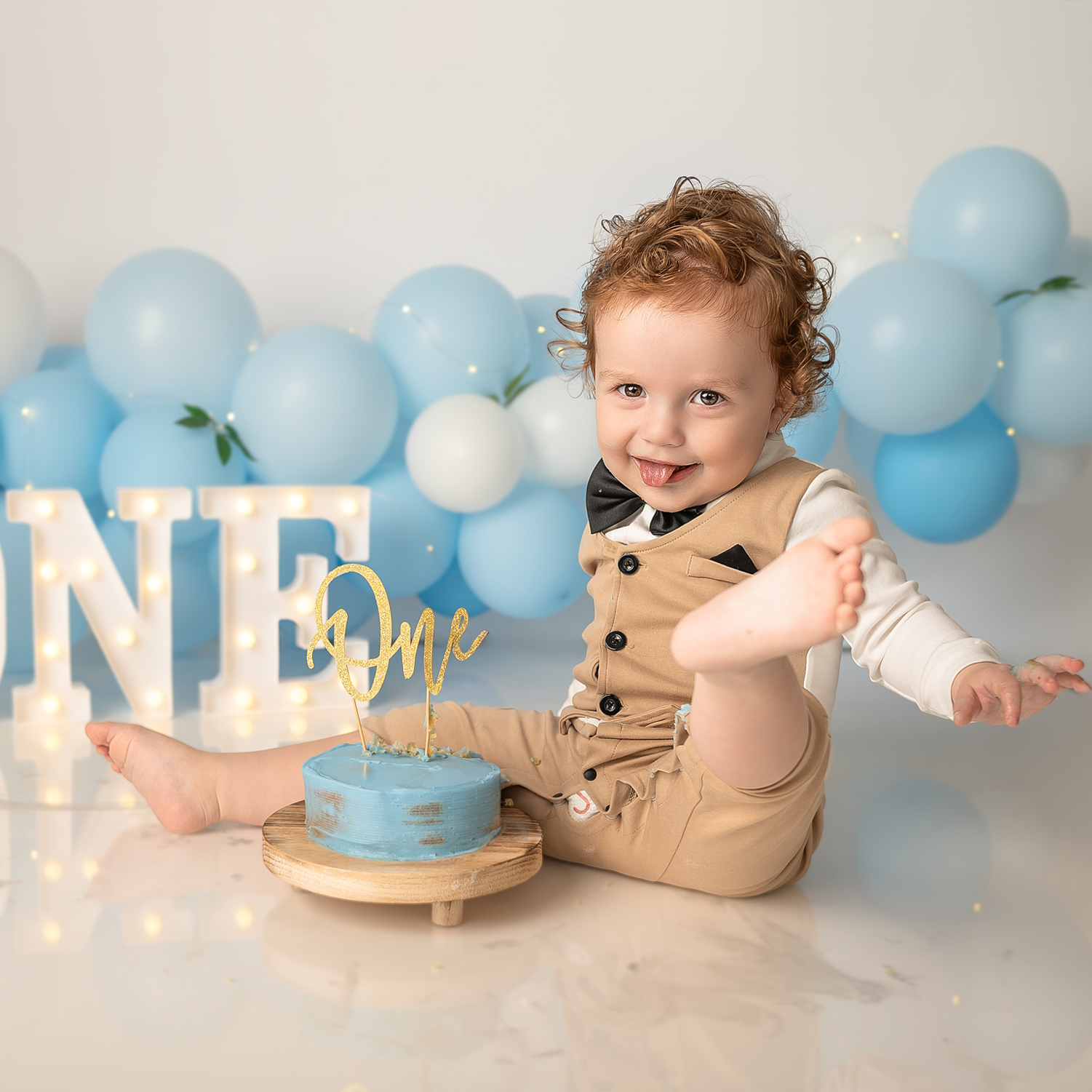First birthday photography session