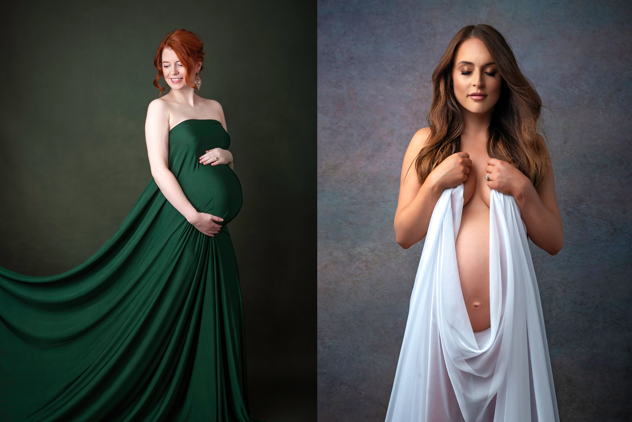 Fine art and Fashion Inspired Maternity Photograph